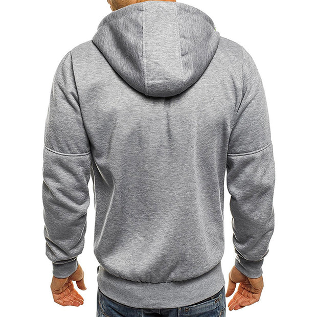 Angelo Ricci™ Drawstring Solid Hoodies