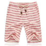 Angelo Ricci™ Cotton Linen Stripe Shorts