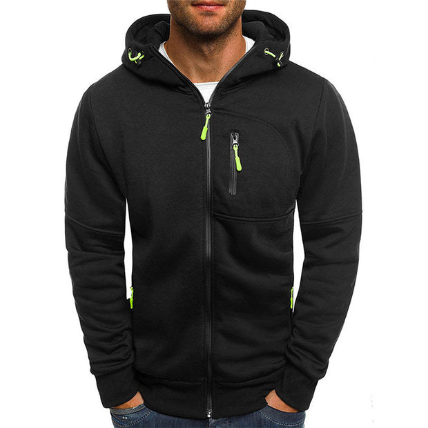 Angelo Ricci™ Drawstring Solid Hoodies