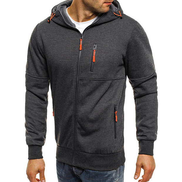 Angelo Ricci™ Drawstring Solid Hoodies