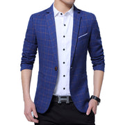 Angelo Ricci™ Brand Fashion Plaid Blazer