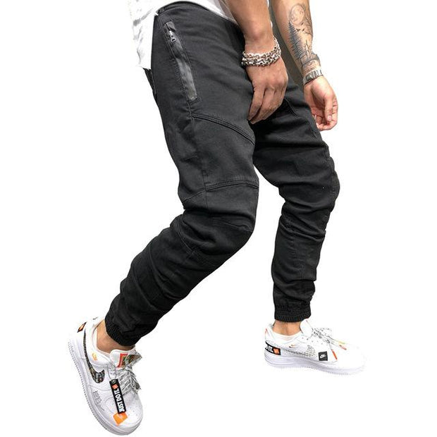 Angelo Ricci™ High Street Splicing Multi Pocket Joggers