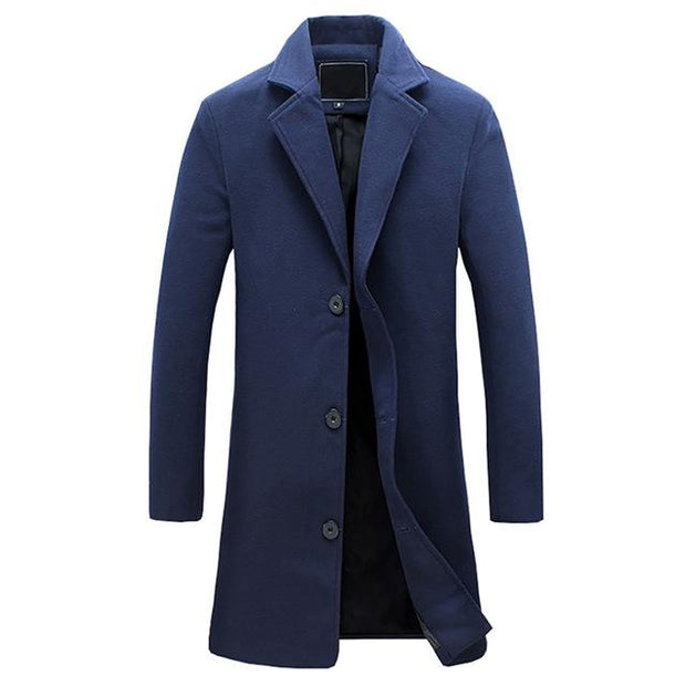 Angelo Ricci™ Business-Man Windproof Long Coat