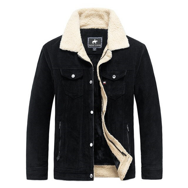 Angelo Ricci™ Winter Warm Fur Collar Fleece Jacket