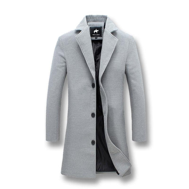 Angelo Ricci™ Business-Man Windproof Long Coat