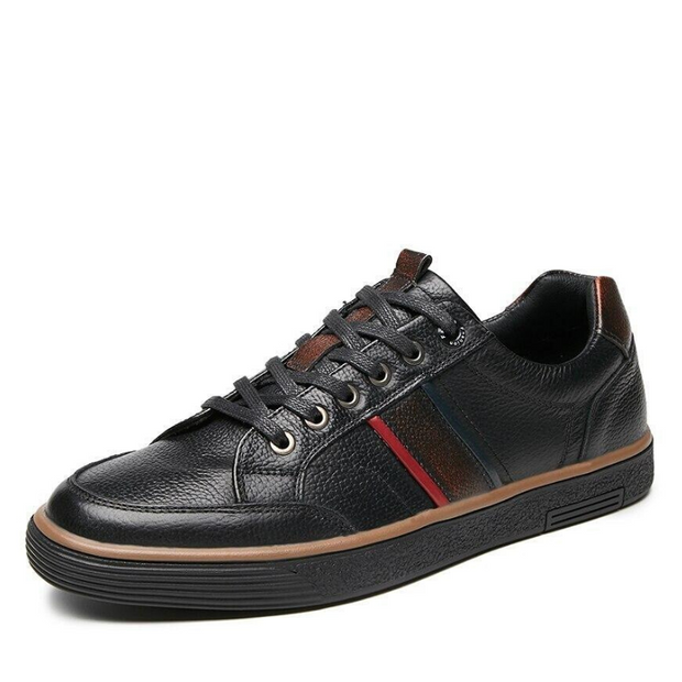 Angelo Ricci™ Genuine Leather Stylish Flat Shoes