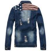 West Louis™ National Flag Denim Jacket  - West Louis