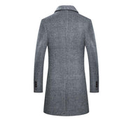 Angelo Ricci™ Winter Woolen Plaid Coat