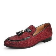 Angelo Ricci™ Elegant Braid Leather Loafers