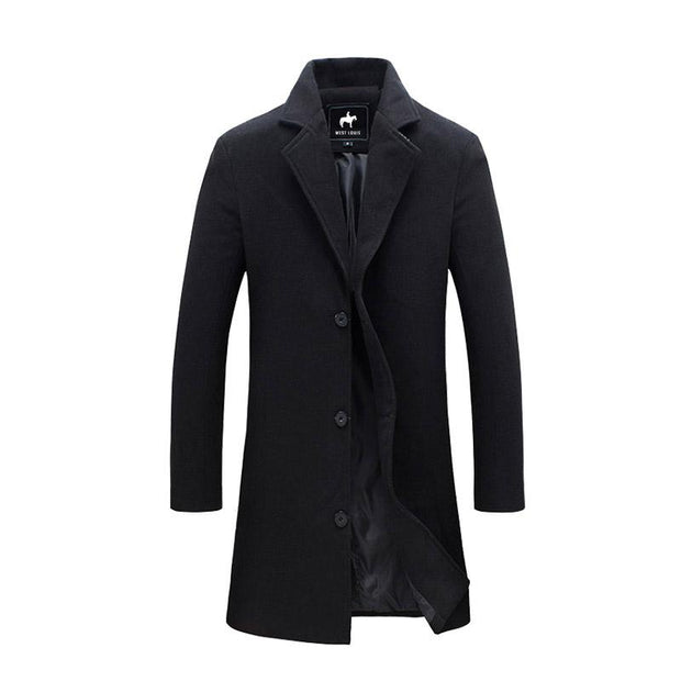 Angelo Ricci™ Business-Man Windproof Long Coat