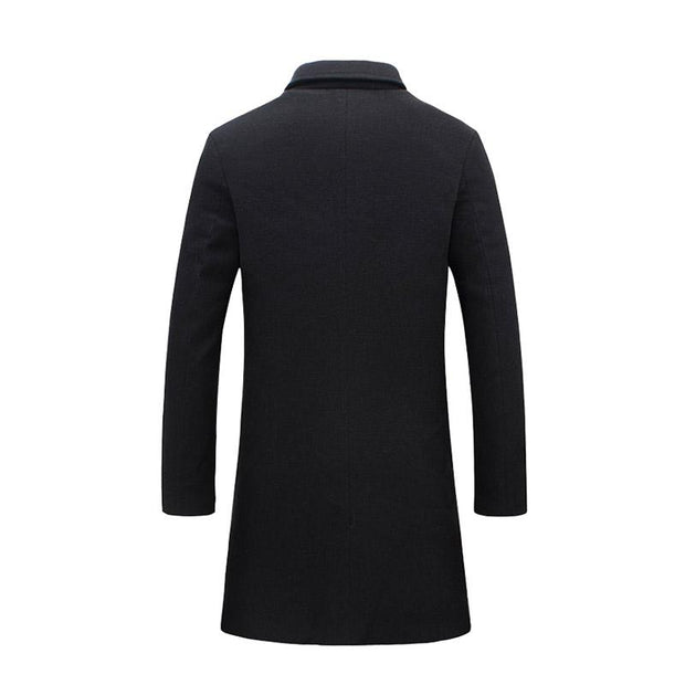 Angelo Ricci™ Business-Man Windproof Long Coat