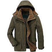 Angelo Ricci™ Detachable Hat Wool Liner Parka