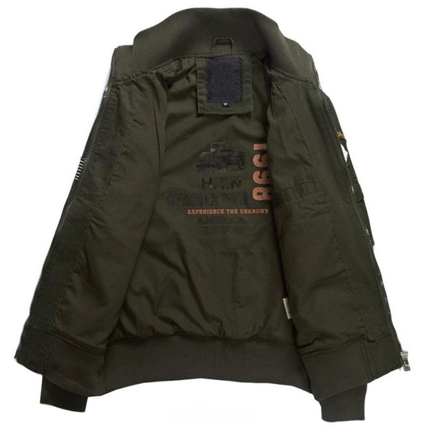 Angelo Ricci™ Army Cotton Autumn Jacket