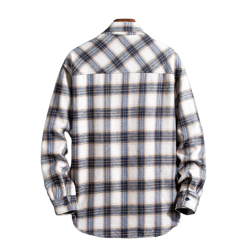 Angelo Ricci™ Velvet Thickening Fashion Plaid Shirt