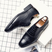 Angelo Ricci™ Whole Cut Fashion Pointed Toe Business Dress Shoes