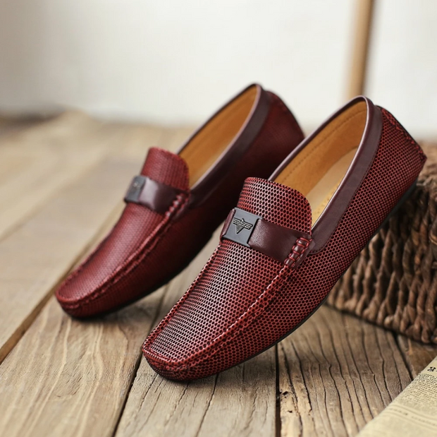 Angelo Ricci™ Elegant Buckle Moccasins