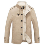 Angelo Ricci™ Wool Cotton Coat