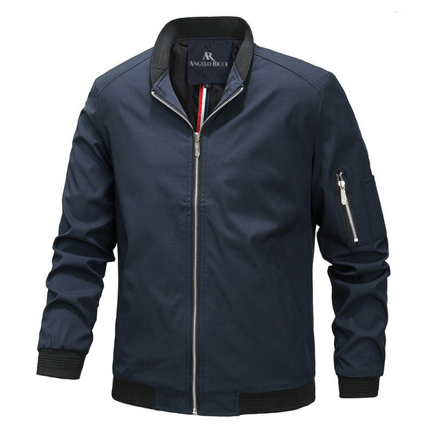 Angelo Ricci™ Wild Trend Bomber Windbreaker Jacket