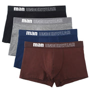 Angelo Ricci™ Men Cotton Soft Boxers Underwear 4Pcs