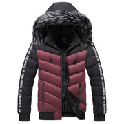 Angelo Ricci™ Patchwork Thick Warm Fur Hood Waterproof Parka