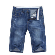 Angelo Ricci™ Elasticity Scratched Fashion Pocket Denim Short