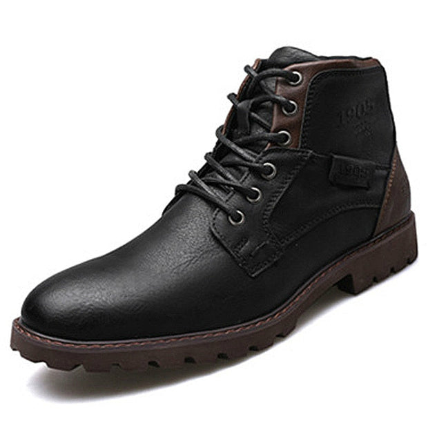 Angelo Ricci™ Handmade Leather Outdoor Ankle Boots