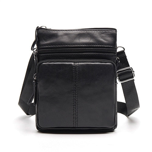 Angelo Ricci™ Shoulder Crossbody Genuine Leather Messenger Bag