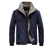 Angelo Ricci™ Fleece Corduroy Windbreaker Jacket