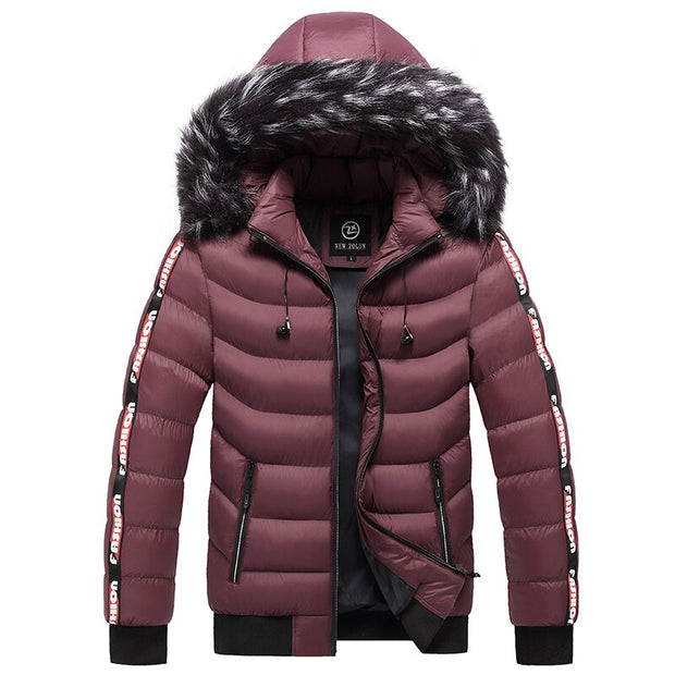 Angelo Ricci™ Patchwork Thick Warm Fur Hood Waterproof Parka