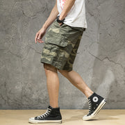 Angelo Ricci™ Fashion Brand Pure Cotton Trendy Camouflage Shorts