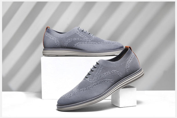Angelo Ricci™ Breathable Knitted Mesh Lightweight Casual Shoes