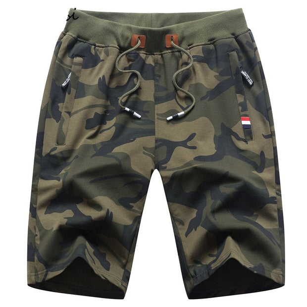 Angelo Ricci™ Casual Summer Cotton Camo Shorts