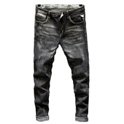 Angelo Ricci™ Brand Black Street Style Denim Jeans