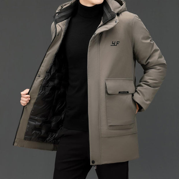 Angelo Ricci™ Top Grade Winter Designer Warm Windbreaker Coat