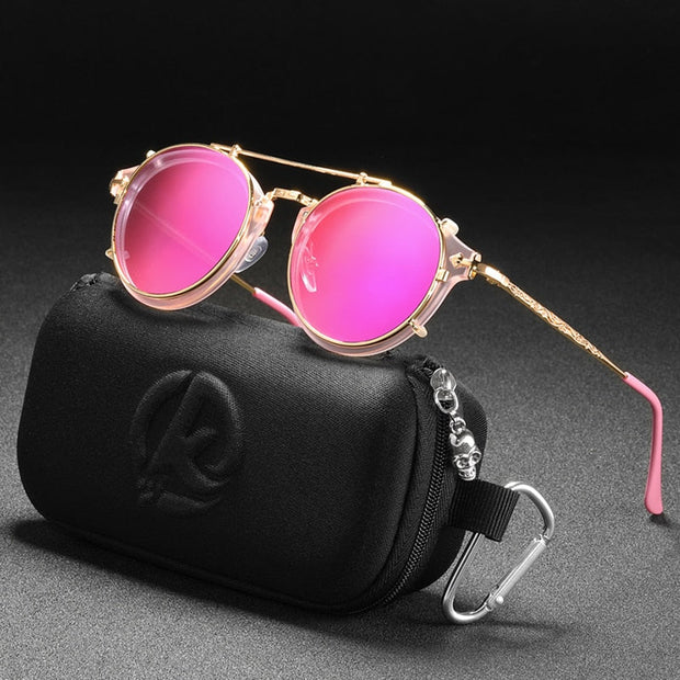 Angelo Ricci™ Fashion Retro Round Glasses Luxury Sunglasses