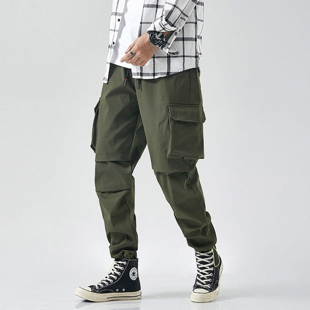 Angelo Ricci™ Multi Pocket Hip Hop Style Harem Joggers