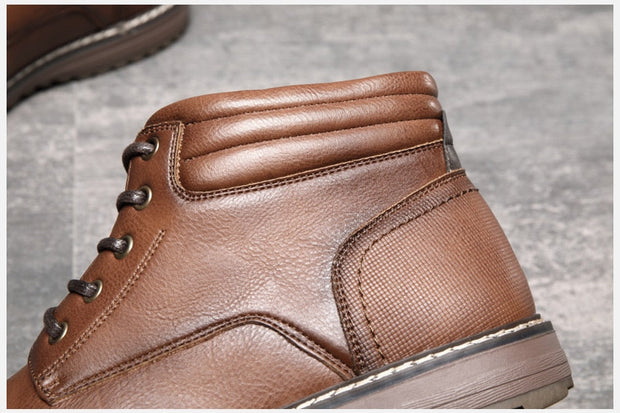 Angelo Ricci™ Luxury Handmade Leather Office Ankle Boots