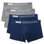 Angelo Ricci™ Men Cotton Soft Boxers Underwear 4Pcs