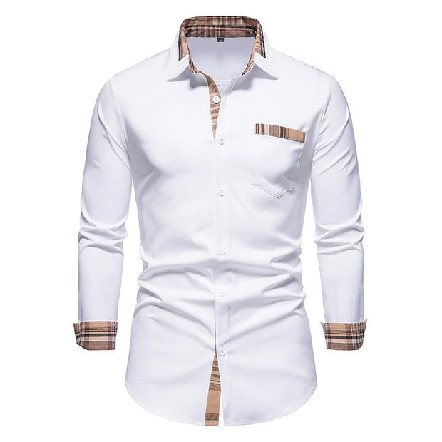 Angelo Ricci™ Button Up Business-Men Office Dress Shirt