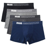 Angelo Ricci™ Men Cotton Soft Boxers Underwear 4Pcs