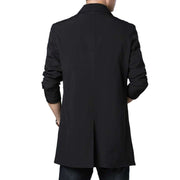 Angelo Ricci™ Executive Business Solid Trench Coat