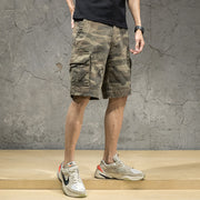 Angelo Ricci™ Fashion Brand Pure Cotton Trendy Camouflage Shorts