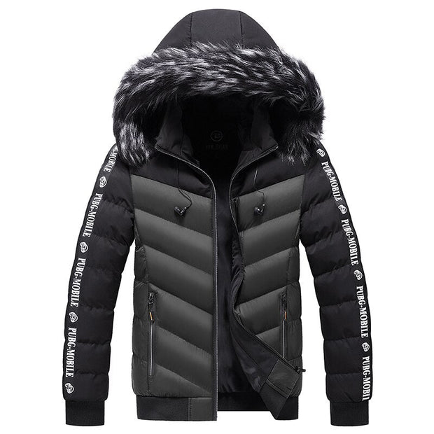 Angelo Ricci™ Patchwork Thick Warm Fur Hood Waterproof Parka