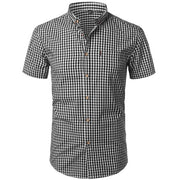 Angelo Ricci™ Plaid Button Down Business Work Shirt