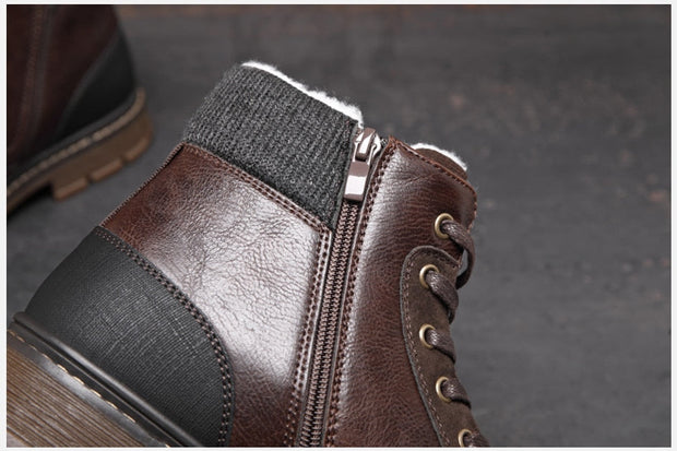 Angelo Ricci™ American Handmade Leather Winter Boots