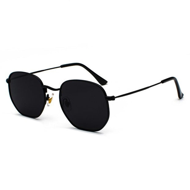 Angelo Ricci™ Polygon Retro Shades Metal Frame Sunglasses