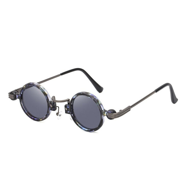 Angelo Ricci™ Vintage Round Luxury Steampunk Sunglasses