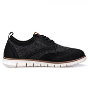 Angelo Ricci™ Breathable Lightweight Brogue Men Casual Shoes