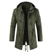 Angelo Ricci™ Military Tactical Mid-Long Hooded Parka