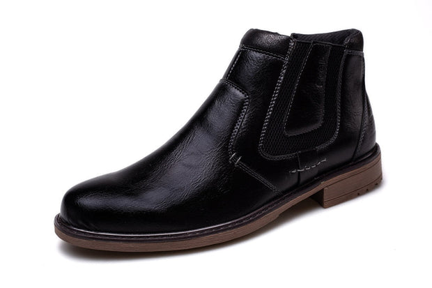 Angelo Ricci™ Vintage Style Ankle Short Chelsea Boots